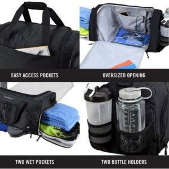 NEW Ultimate Gym Bag 2.0: The Durable Crowdsource Designed Duffel Bag​ - Picture 4 of 8